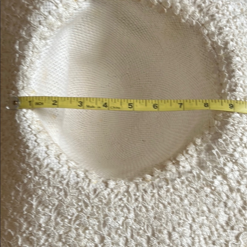 Floral Lace Wide Brim Hat with Bow - Picture 9 of 10